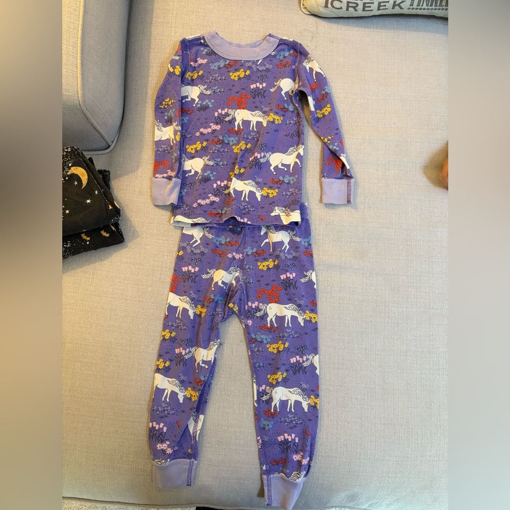 Kids Purple Unicorn Pajamas